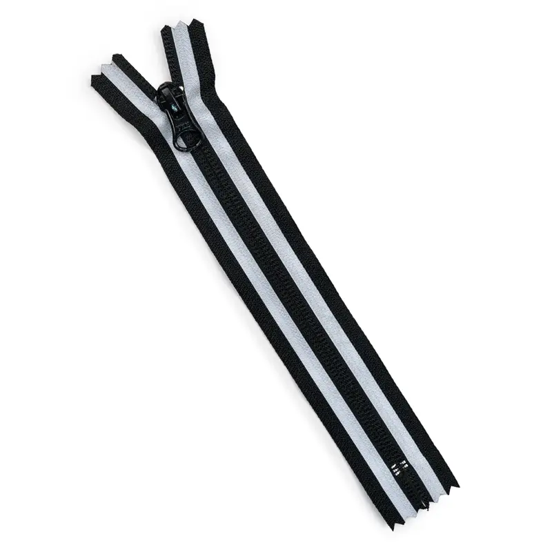 YKK MONOFILAMENTO REFLECTIVO # 5 FIJO REVERSO