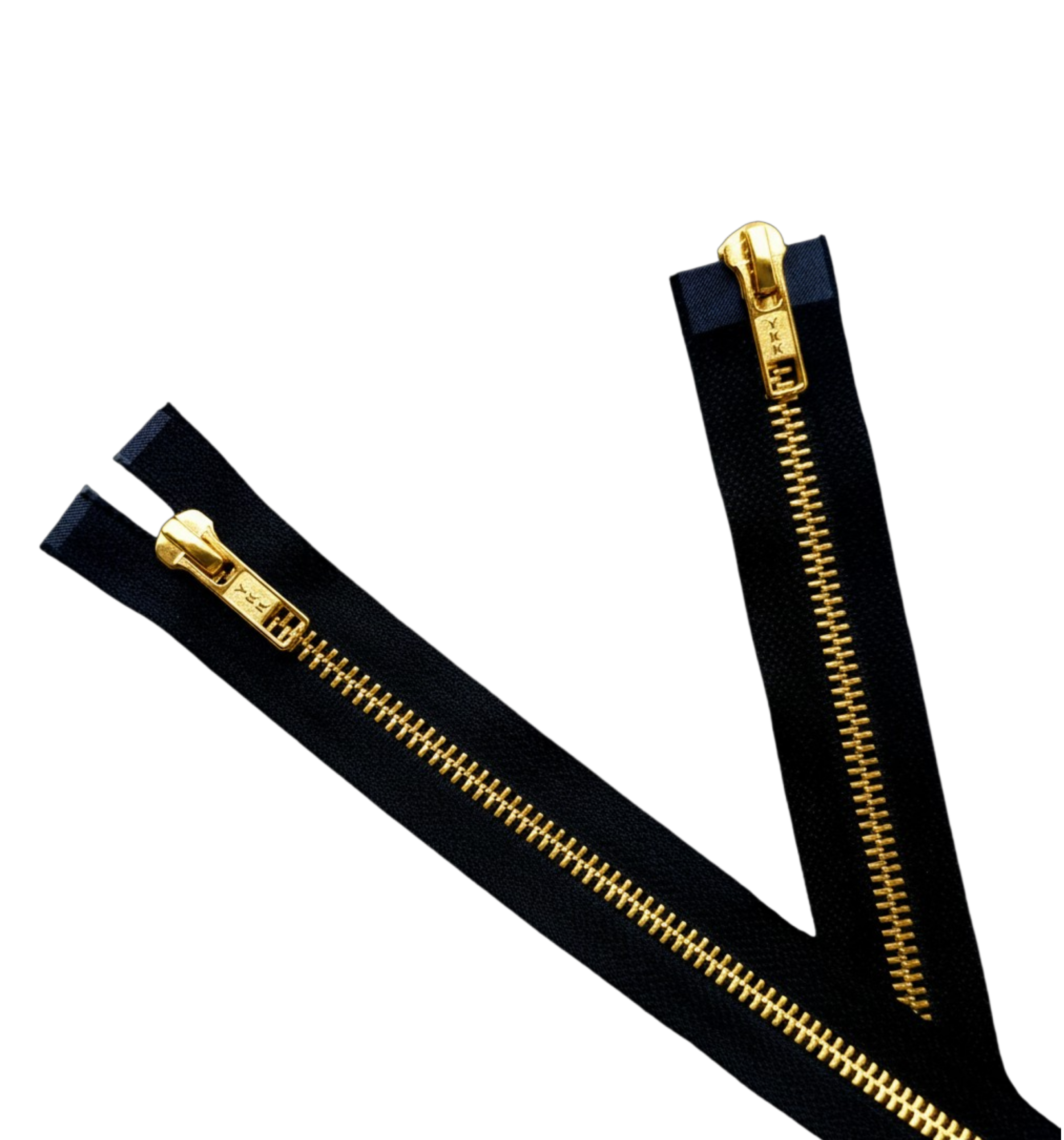 YKK BRONCE # 5 DOBLE CAMINO FIJO DA